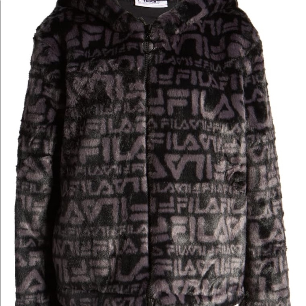 FILA FAUX FUR HOODIE